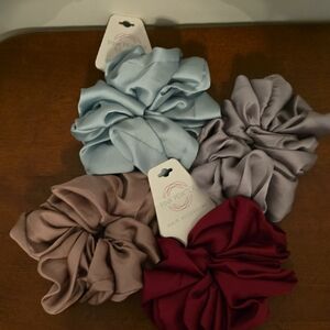 Pink Pewter Women's Scrunchie Collection - Merlot, Nutshell, Spearment,  & Iced